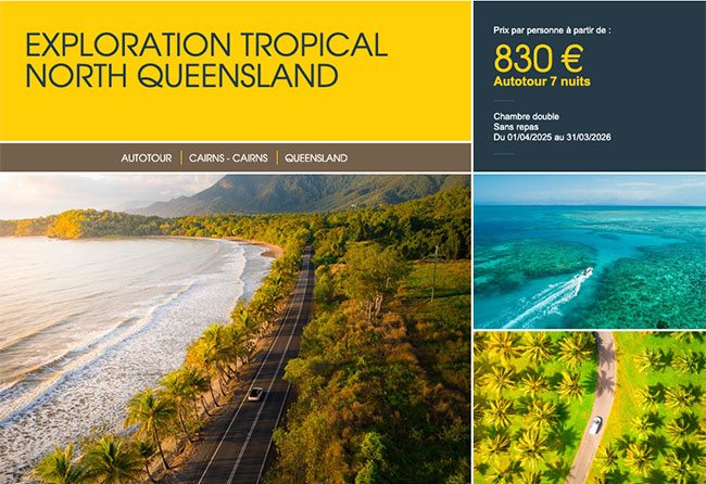 Autotour de 8 jours autour de Cairns