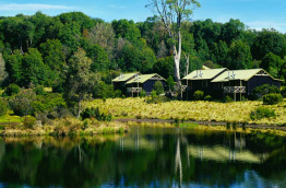 Australie - Tasmanie - Cradle Mountain Lodge - Vue du lodge