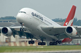 Qantas - Décolage de l' A380