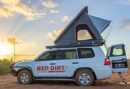 Australie - Toyota Landcruiser 4WD Rooftop Tent