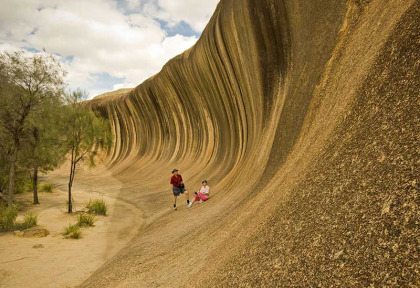 Australie - Western Australia - Nature et histoire aborigène aux alentours de Wave Rock © Tourism Western Australia