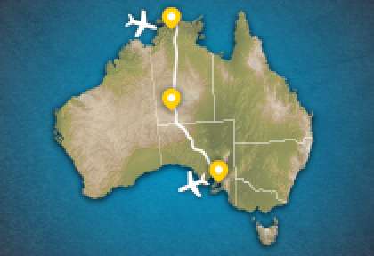 Carte Circuit l'Australie Authentique