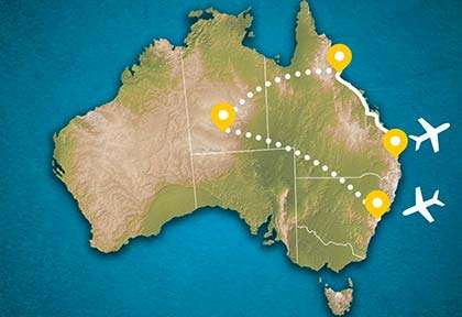 Australie - Itinéraire